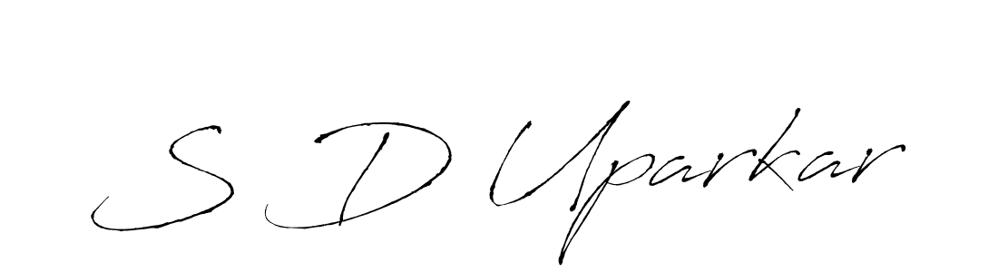 if you are searching for the best signature style for your name S D Uparkar. so please give up your signature search. here we have designed multiple signature styles  using Antro_Vectra. S D Uparkar signature style 6 images and pictures png