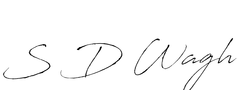 How to Draw S D Wagh signature style? Antro_Vectra is a latest design signature styles for name S D Wagh. S D Wagh signature style 6 images and pictures png