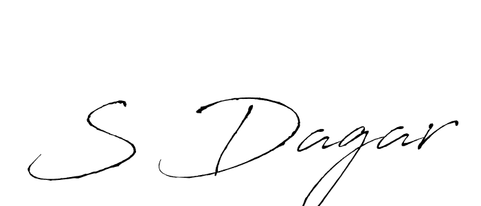 S Dagar stylish signature style. Best Handwritten Sign (Antro_Vectra) for my name. Handwritten Signature Collection Ideas for my name S Dagar. S Dagar signature style 6 images and pictures png
