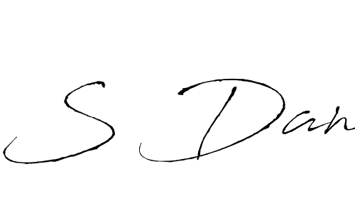 Antro_Vectra is a professional signature style that is perfect for those who want to add a touch of class to their signature. It is also a great choice for those who want to make their signature more unique. Get S Dan name to fancy signature for free. S Dan signature style 6 images and pictures png