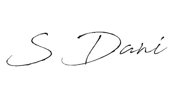 Antro_Vectra is a professional signature style that is perfect for those who want to add a touch of class to their signature. It is also a great choice for those who want to make their signature more unique. Get S Dani name to fancy signature for free. S Dani signature style 6 images and pictures png