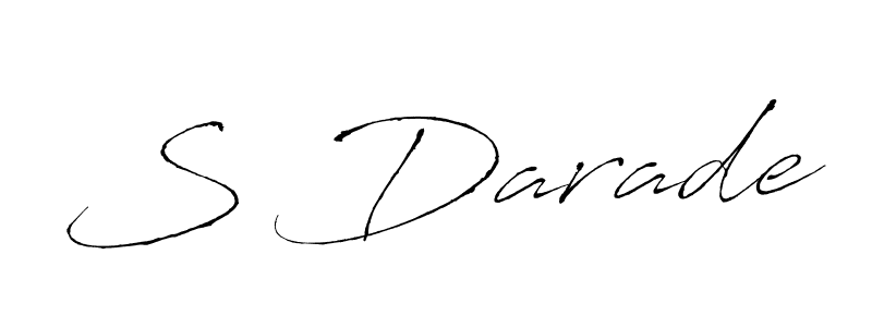 You can use this online signature creator to create a handwritten signature for the name S Darade. This is the best online autograph maker. S Darade signature style 6 images and pictures png