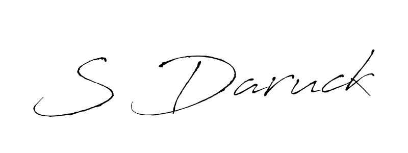 Once you've used our free online signature maker to create your best signature Antro_Vectra style, it's time to enjoy all of the benefits that S Daruck name signing documents. S Daruck signature style 6 images and pictures png