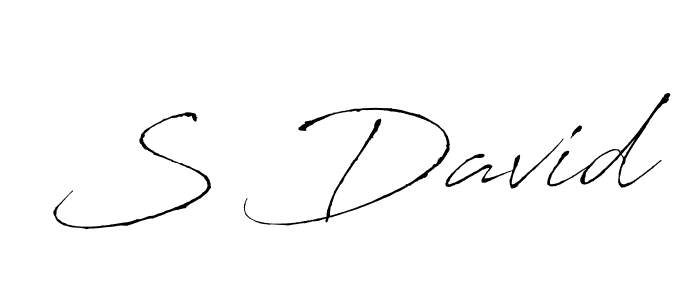 Once you've used our free online signature maker to create your best signature Antro_Vectra style, it's time to enjoy all of the benefits that S David name signing documents. S David signature style 6 images and pictures png