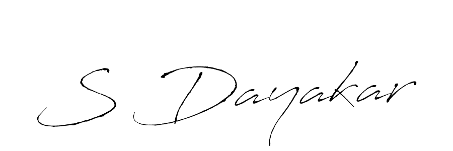 The best way (Antro_Vectra) to make a short signature is to pick only two or three words in your name. The name S Dayakar include a total of six letters. For converting this name. S Dayakar signature style 6 images and pictures png