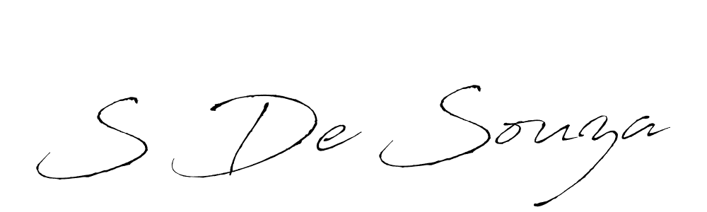 Make a short S De Souza signature style. Manage your documents anywhere anytime using Antro_Vectra. Create and add eSignatures, submit forms, share and send files easily. S De Souza signature style 6 images and pictures png