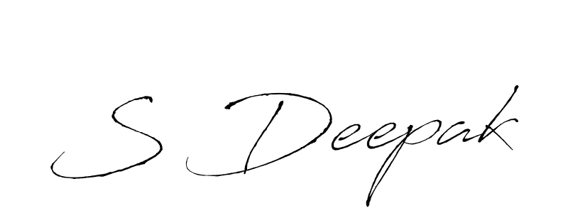 if you are searching for the best signature style for your name S Deepak. so please give up your signature search. here we have designed multiple signature styles  using Antro_Vectra. S Deepak signature style 6 images and pictures png