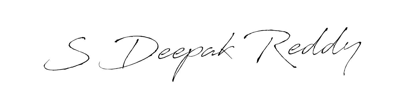 Make a beautiful signature design for name S Deepak Reddy. Use this online signature maker to create a handwritten signature for free. S Deepak Reddy signature style 6 images and pictures png