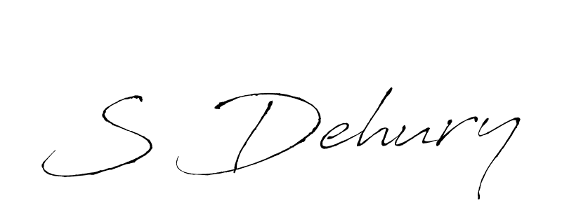Make a beautiful signature design for name S Dehury. Use this online signature maker to create a handwritten signature for free. S Dehury signature style 6 images and pictures png