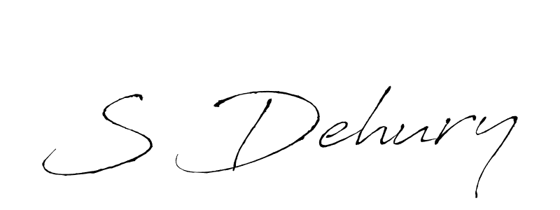 Make a beautiful signature design for name S Dehury. Use this online signature maker to create a handwritten signature for free. S Dehury signature style 6 images and pictures png