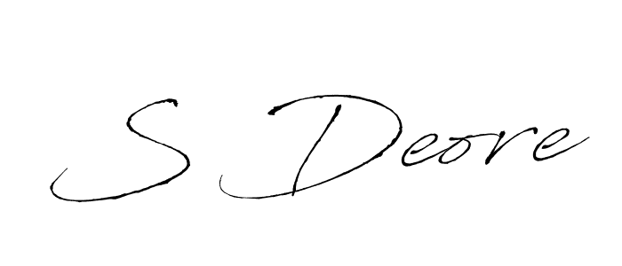 How to Draw S Deore signature style? Antro_Vectra is a latest design signature styles for name S Deore. S Deore signature style 6 images and pictures png
