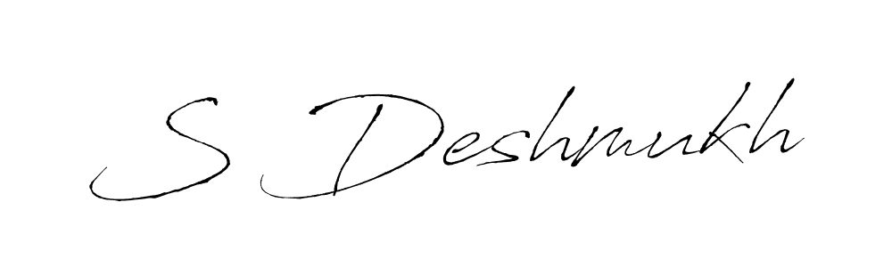 Similarly Antro_Vectra is the best handwritten signature design. Signature creator online .You can use it as an online autograph creator for name S Deshmukh. S Deshmukh signature style 6 images and pictures png