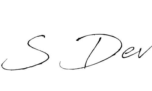 How to Draw S Dev signature style? Antro_Vectra is a latest design signature styles for name S Dev. S Dev signature style 6 images and pictures png