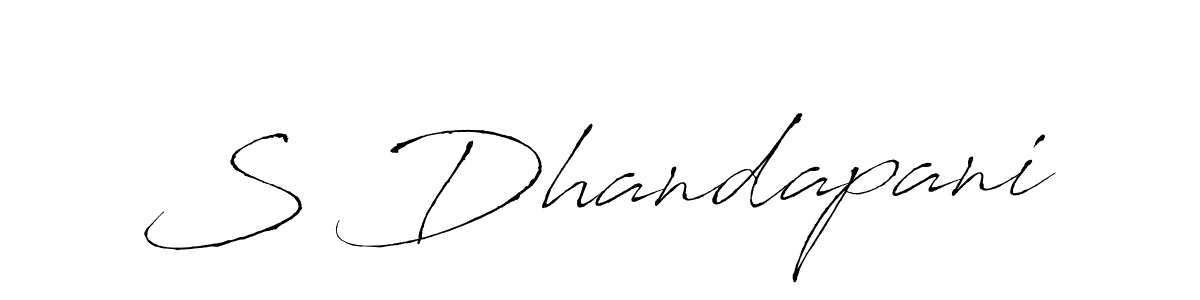 S Dhandapani stylish signature style. Best Handwritten Sign (Antro_Vectra) for my name. Handwritten Signature Collection Ideas for my name S Dhandapani. S Dhandapani signature style 6 images and pictures png