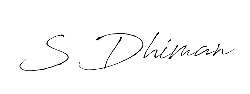 How to Draw S Dhiman signature style? Antro_Vectra is a latest design signature styles for name S Dhiman. S Dhiman signature style 6 images and pictures png