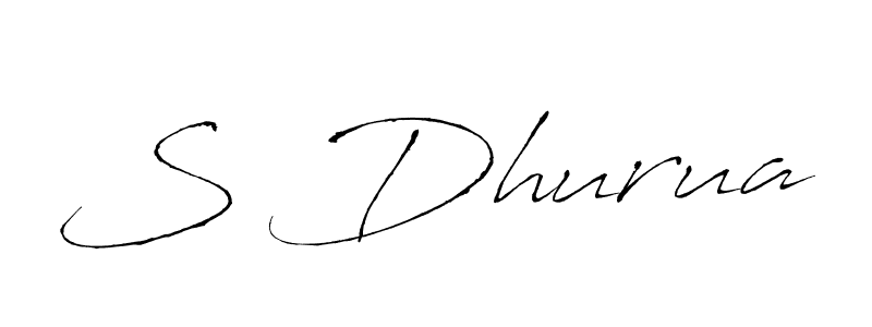 Also we have S Dhurua name is the best signature style. Create professional handwritten signature collection using Antro_Vectra autograph style. S Dhurua signature style 6 images and pictures png