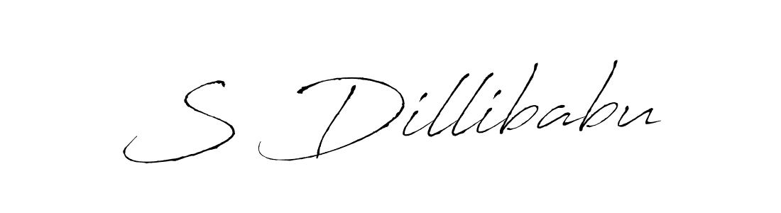 Use a signature maker to create a handwritten signature online. With this signature software, you can design (Antro_Vectra) your own signature for name S Dillibabu. S Dillibabu signature style 6 images and pictures png