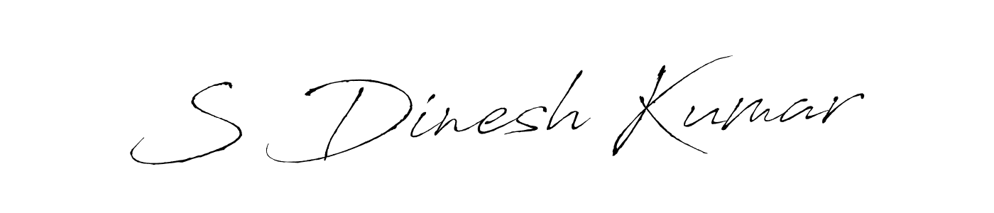 Make a beautiful signature design for name S Dinesh Kumar. Use this online signature maker to create a handwritten signature for free. S Dinesh Kumar signature style 6 images and pictures png