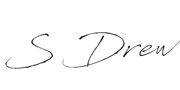 Similarly Antro_Vectra is the best handwritten signature design. Signature creator online .You can use it as an online autograph creator for name S Drew. S Drew signature style 6 images and pictures png