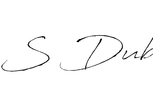 How to make S Dub signature? Antro_Vectra is a professional autograph style. Create handwritten signature for S Dub name. S Dub signature style 6 images and pictures png