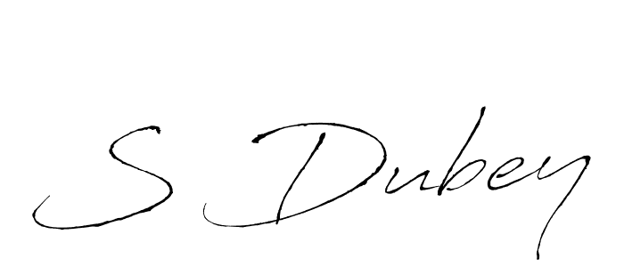 Also You can easily find your signature by using the search form. We will create S Dubey name handwritten signature images for you free of cost using Antro_Vectra sign style. S Dubey signature style 6 images and pictures png