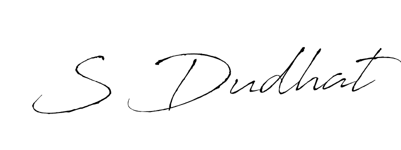 Make a beautiful signature design for name S Dudhat. Use this online signature maker to create a handwritten signature for free. S Dudhat signature style 6 images and pictures png