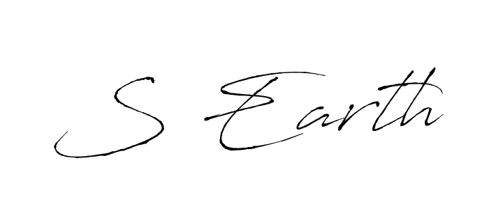 Antro_Vectra is a professional signature style that is perfect for those who want to add a touch of class to their signature. It is also a great choice for those who want to make their signature more unique. Get S Earth name to fancy signature for free. S Earth signature style 6 images and pictures png