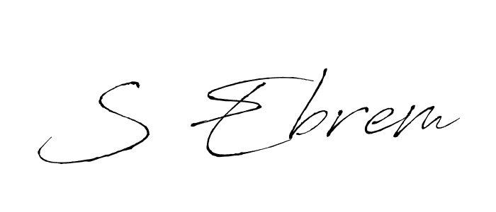 This is the best signature style for the S Ebrem name. Also you like these signature font (Antro_Vectra). Mix name signature. S Ebrem signature style 6 images and pictures png