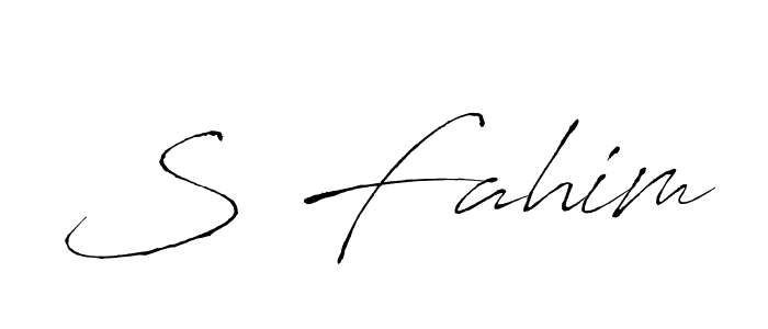 Similarly Antro_Vectra is the best handwritten signature design. Signature creator online .You can use it as an online autograph creator for name S Fahim. S Fahim signature style 6 images and pictures png
