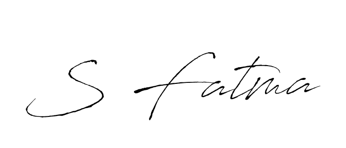 This is the best signature style for the S Fatma name. Also you like these signature font (Antro_Vectra). Mix name signature. S Fatma signature style 6 images and pictures png