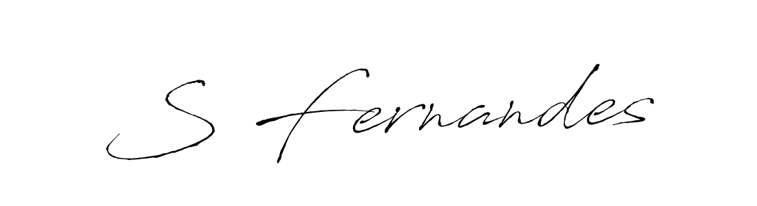 Similarly Antro_Vectra is the best handwritten signature design. Signature creator online .You can use it as an online autograph creator for name S Fernandes. S Fernandes signature style 6 images and pictures png