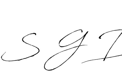 How to make S G B signature? Antro_Vectra is a professional autograph style. Create handwritten signature for S G B name. S G B signature style 6 images and pictures png