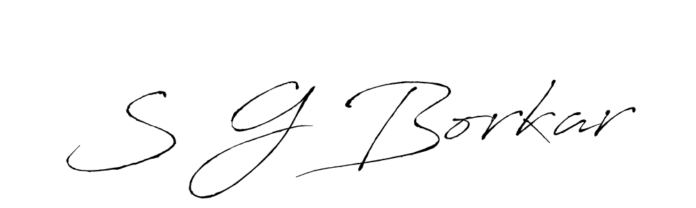 It looks lik you need a new signature style for name S G Borkar. Design unique handwritten (Antro_Vectra) signature with our free signature maker in just a few clicks. S G Borkar signature style 6 images and pictures png