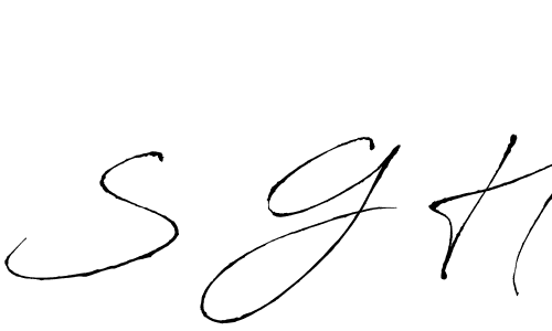 Use a signature maker to create a handwritten signature online. With this signature software, you can design (Antro_Vectra) your own signature for name S G H. S G H signature style 6 images and pictures png