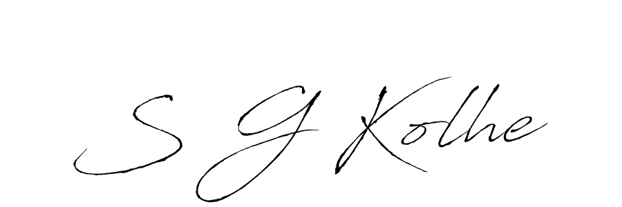 Make a beautiful signature design for name S G Kolhe. Use this online signature maker to create a handwritten signature for free. S G Kolhe signature style 6 images and pictures png