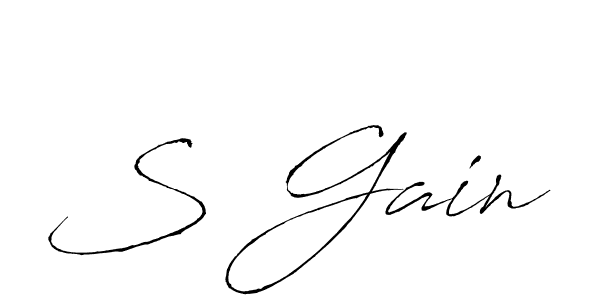 This is the best signature style for the S Gain name. Also you like these signature font (Antro_Vectra). Mix name signature. S Gain signature style 6 images and pictures png