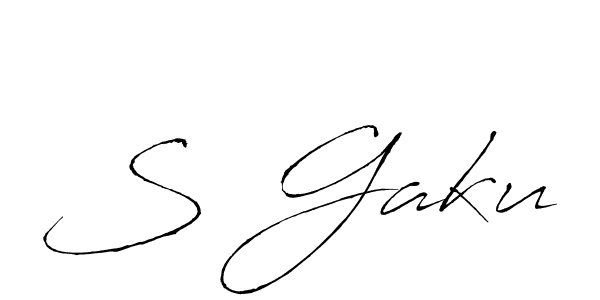 It looks lik you need a new signature style for name S Gaku. Design unique handwritten (Antro_Vectra) signature with our free signature maker in just a few clicks. S Gaku signature style 6 images and pictures png