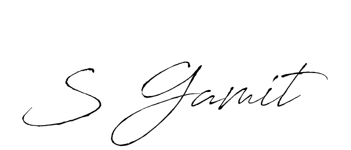 Similarly Antro_Vectra is the best handwritten signature design. Signature creator online .You can use it as an online autograph creator for name S Gamit. S Gamit signature style 6 images and pictures png