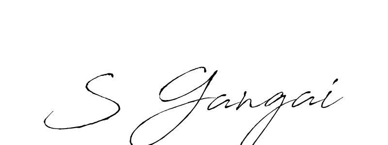 Once you've used our free online signature maker to create your best signature Antro_Vectra style, it's time to enjoy all of the benefits that S Gangai name signing documents. S Gangai signature style 6 images and pictures png