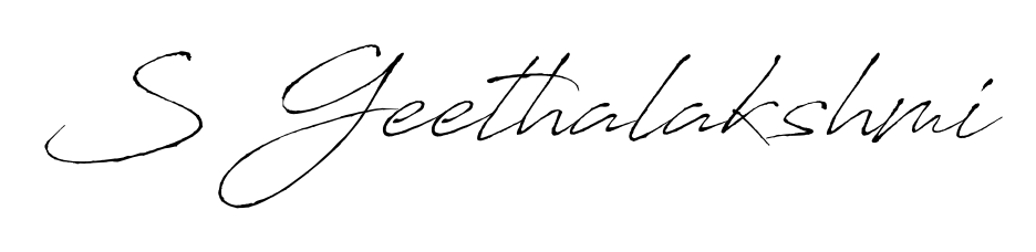 Make a short S Geethalakshmi signature style. Manage your documents anywhere anytime using Antro_Vectra. Create and add eSignatures, submit forms, share and send files easily. S Geethalakshmi signature style 6 images and pictures png