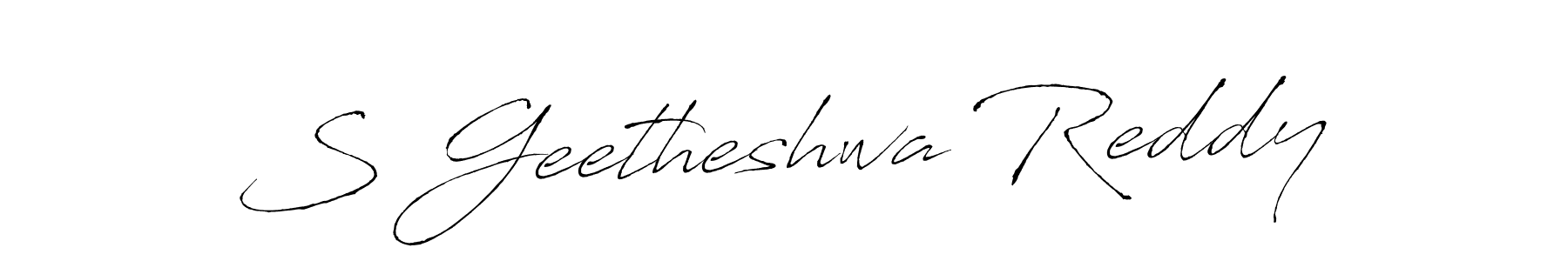 You can use this online signature creator to create a handwritten signature for the name S Geetheshwa Reddy. This is the best online autograph maker. S Geetheshwa Reddy signature style 6 images and pictures png