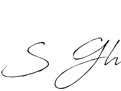 Best and Professional Signature Style for S Gh. Antro_Vectra Best Signature Style Collection. S Gh signature style 6 images and pictures png