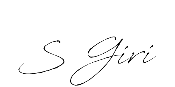 Make a beautiful signature design for name S Giri. Use this online signature maker to create a handwritten signature for free. S Giri signature style 6 images and pictures png