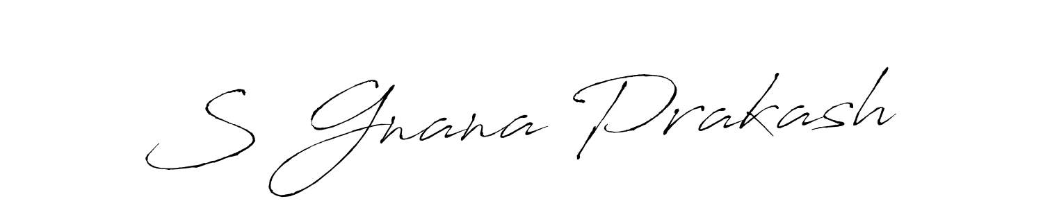 Antro_Vectra is a professional signature style that is perfect for those who want to add a touch of class to their signature. It is also a great choice for those who want to make their signature more unique. Get S Gnana Prakash name to fancy signature for free. S Gnana Prakash signature style 6 images and pictures png