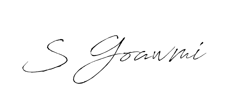 Make a beautiful signature design for name S Goawmi. Use this online signature maker to create a handwritten signature for free. S Goawmi signature style 6 images and pictures png