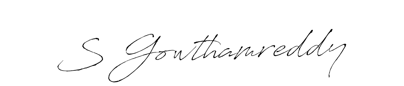 How to Draw S Gowthamreddy signature style? Antro_Vectra is a latest design signature styles for name S Gowthamreddy. S Gowthamreddy signature style 6 images and pictures png
