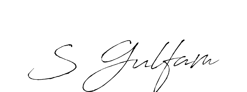 Make a beautiful signature design for name S Gulfam. Use this online signature maker to create a handwritten signature for free. S Gulfam signature style 6 images and pictures png