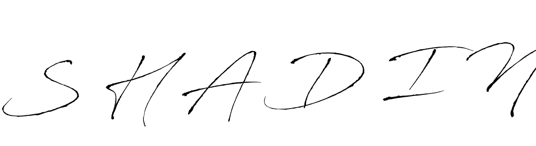 Also we have S H A D I N name is the best signature style. Create professional handwritten signature collection using Antro_Vectra autograph style. S H A D I N signature style 6 images and pictures png