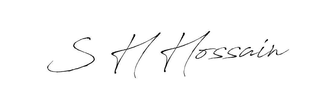 Similarly Antro_Vectra is the best handwritten signature design. Signature creator online .You can use it as an online autograph creator for name S H Hossain. S H Hossain signature style 6 images and pictures png