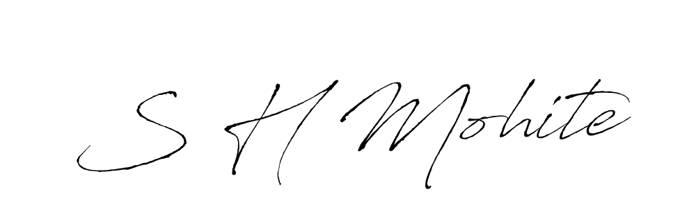 Here are the top 10 professional signature styles for the name S H Mohite. These are the best autograph styles you can use for your name. S H Mohite signature style 6 images and pictures png